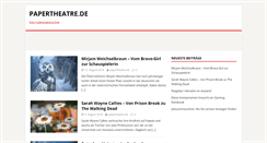 Desktop Screenshot of papertheatre.de