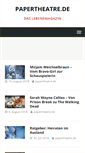 Mobile Screenshot of papertheatre.de
